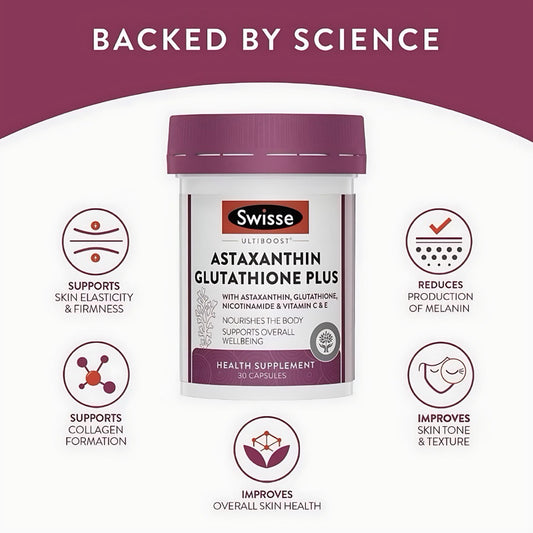 Swisse Ultiboost Astaxanthin Glutathione Plus