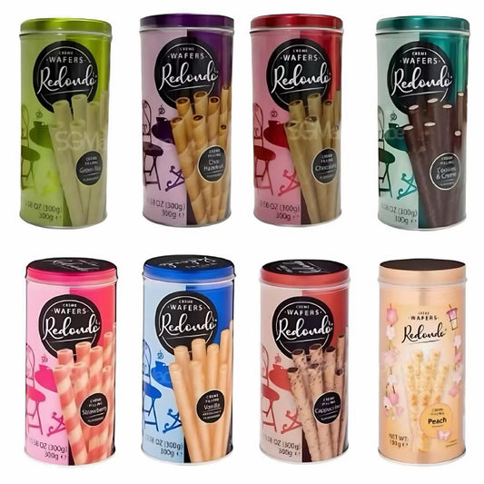 Redondo Crème Wafer Sticks 300g Crispy Sweet Snack - Assorted